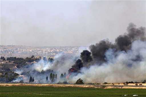 APTOPIX Mideast Israel Syria